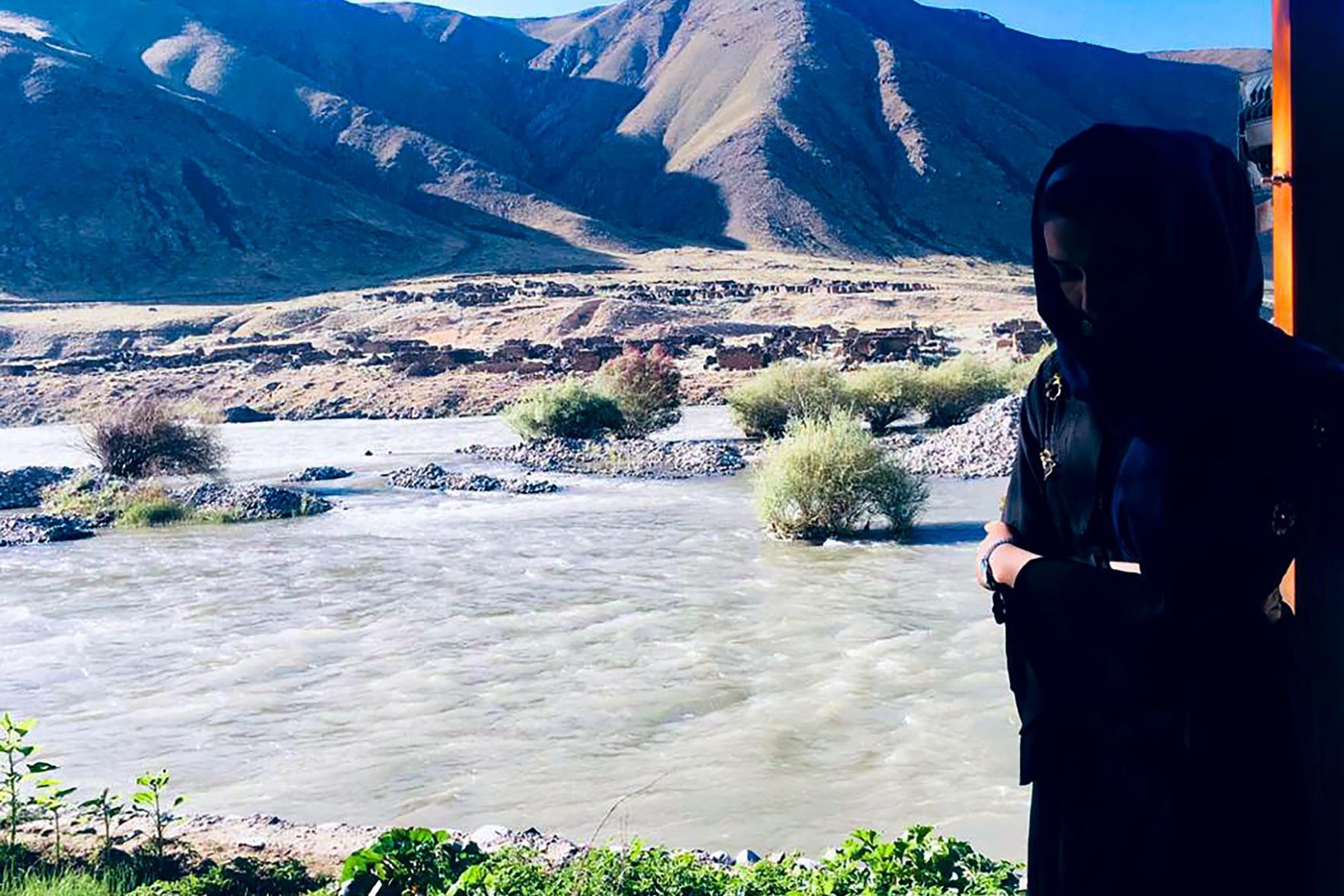 Roya preparing to cross the border
